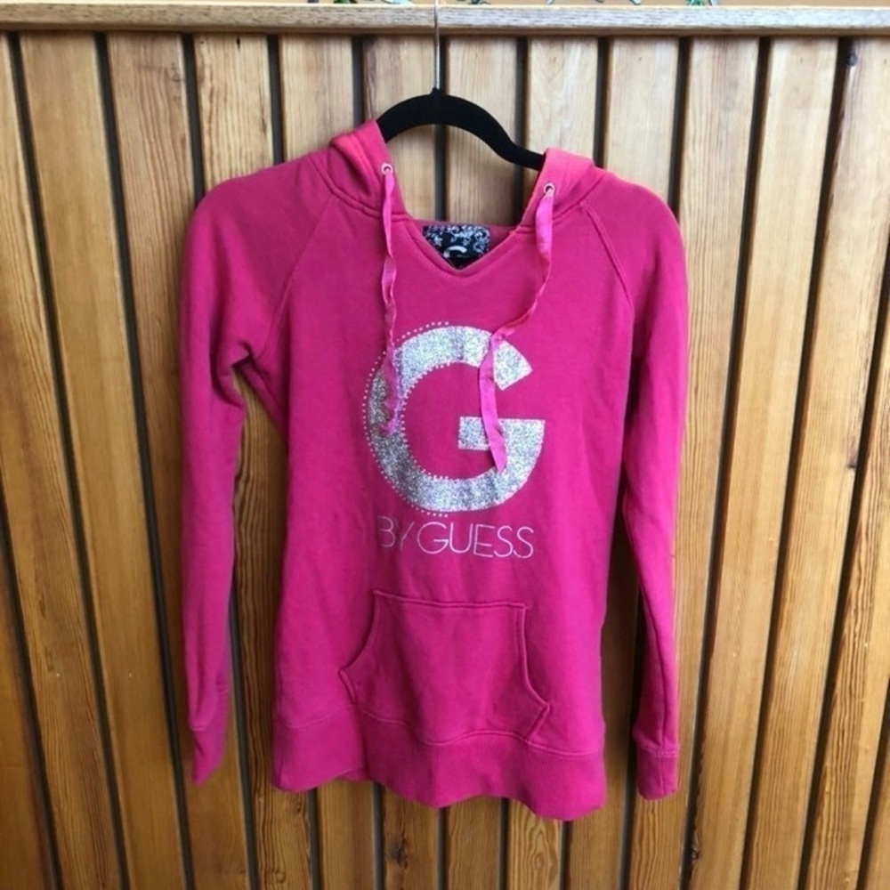 Guess Vibrant Pink Sweatshirt